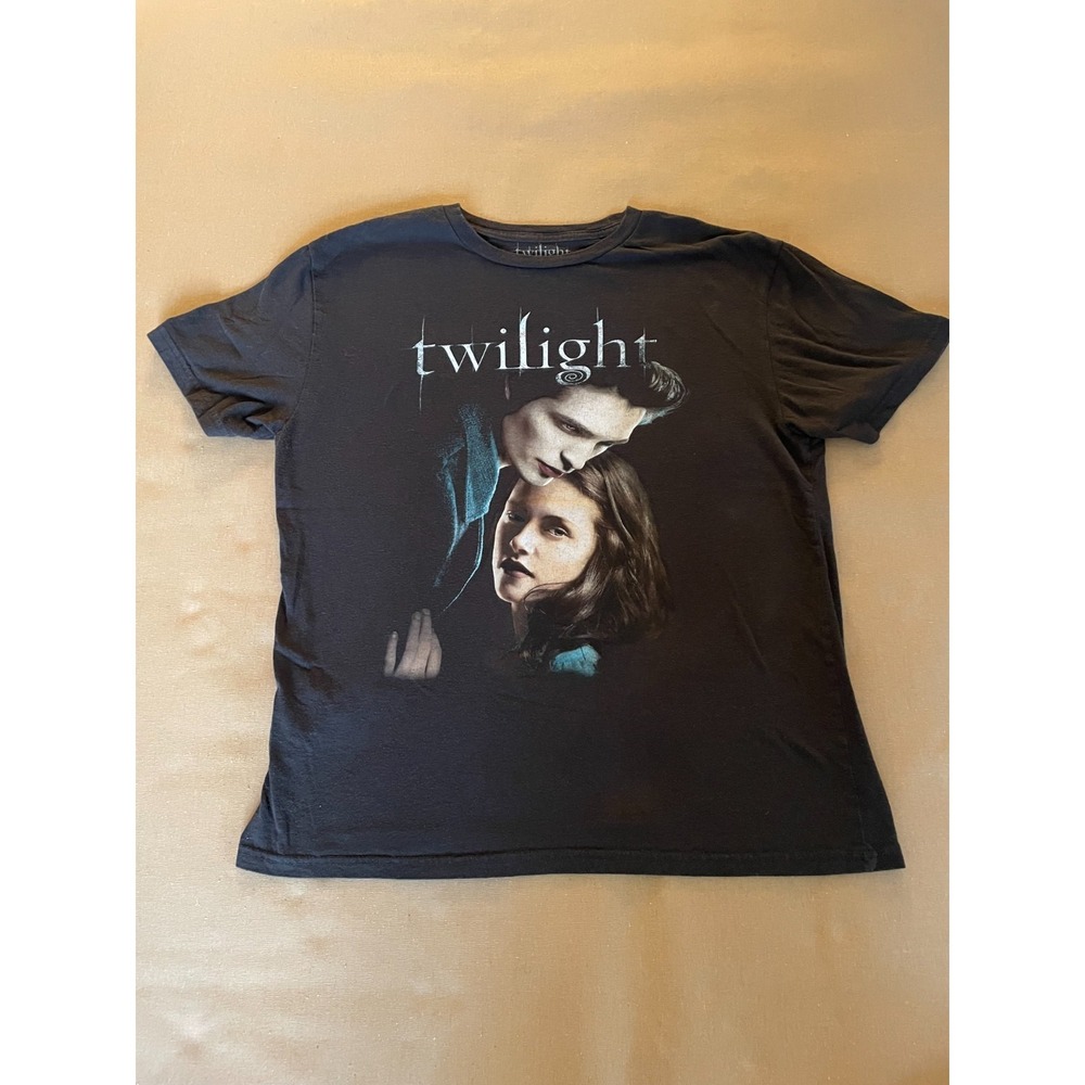 Twilight Series Ed and Bella Black t shirt, Cotton, Size XL